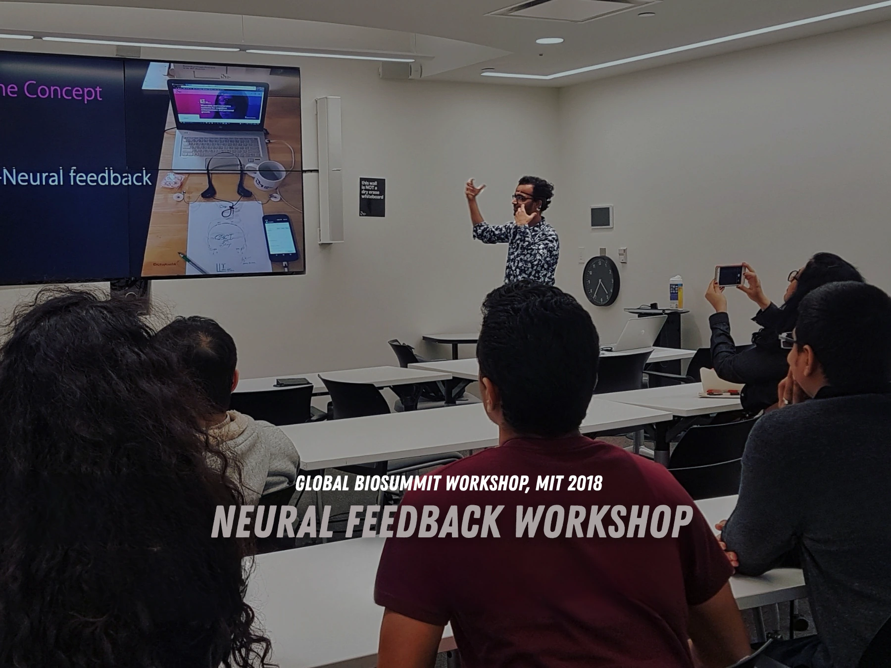Global Community Bio Summit fellowship and wearable EEG audio feedback visual