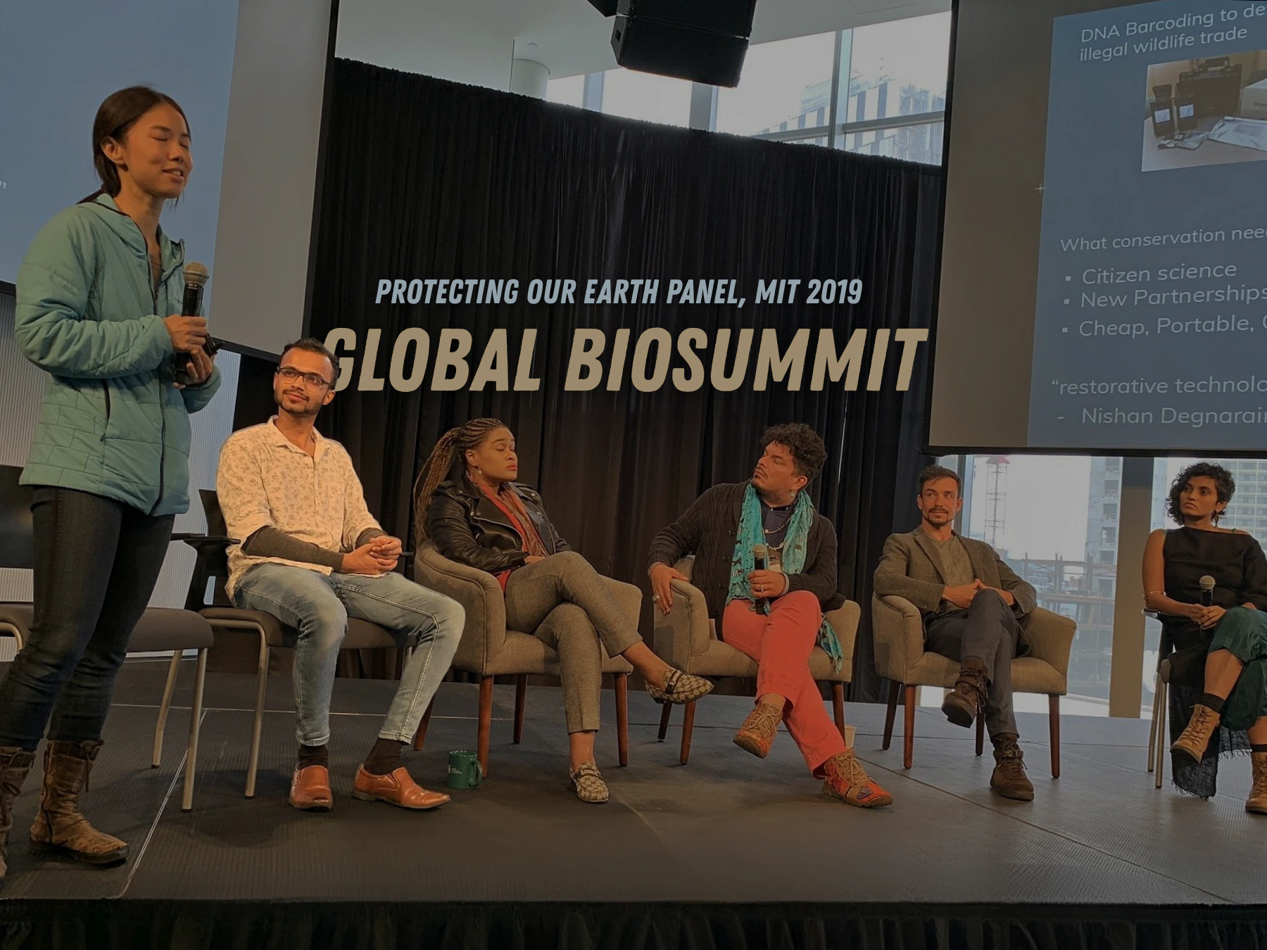 Global BioSummit conservation panel and makerspace biodiversity conservation presentation