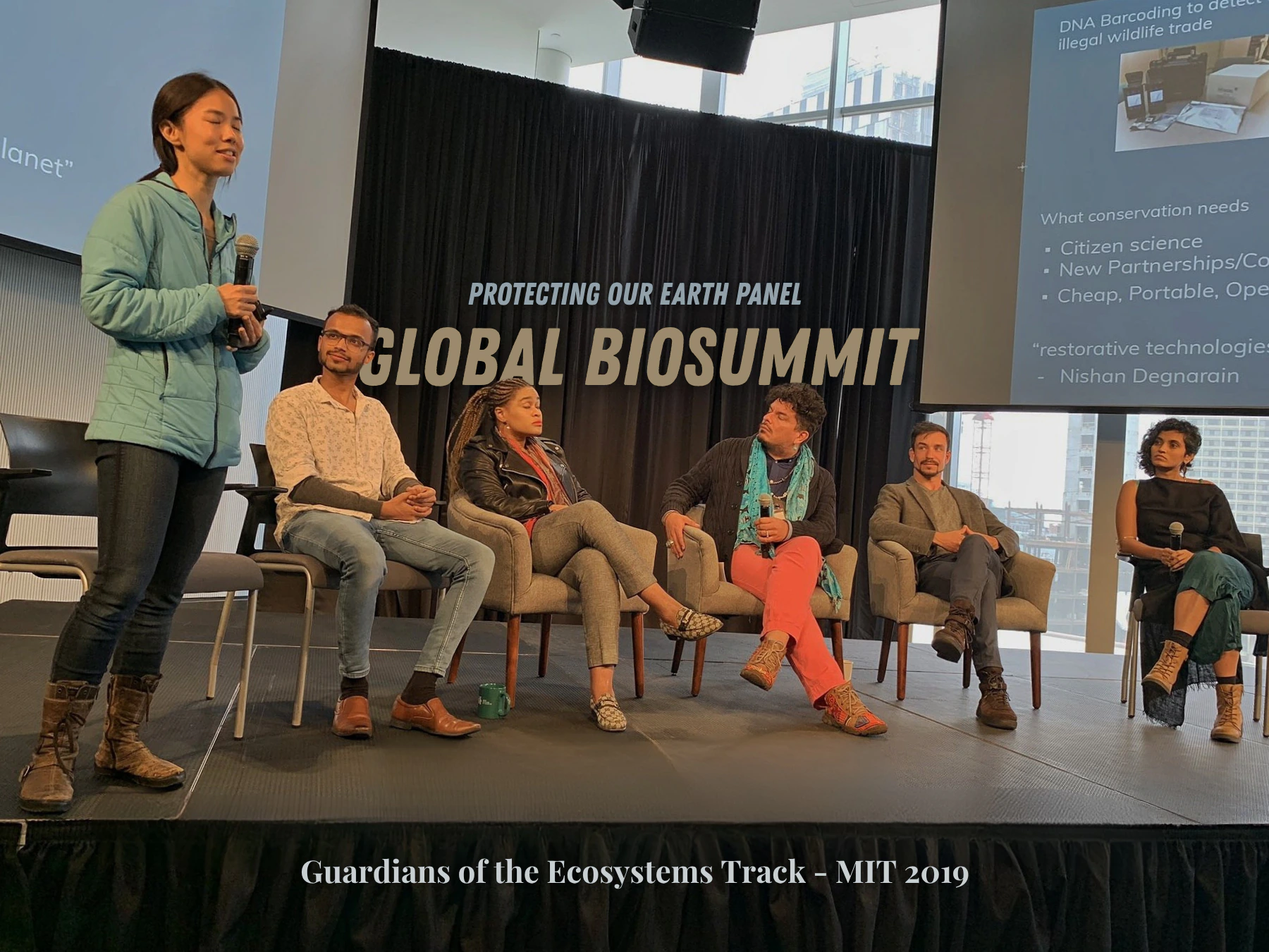 Global BioSummit conservation panel and makerspace biodiversity conservation presentation