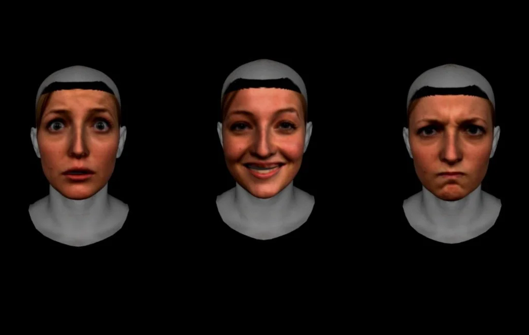 Three-dimensional emotional face for virtual-reality social-cognition experiments