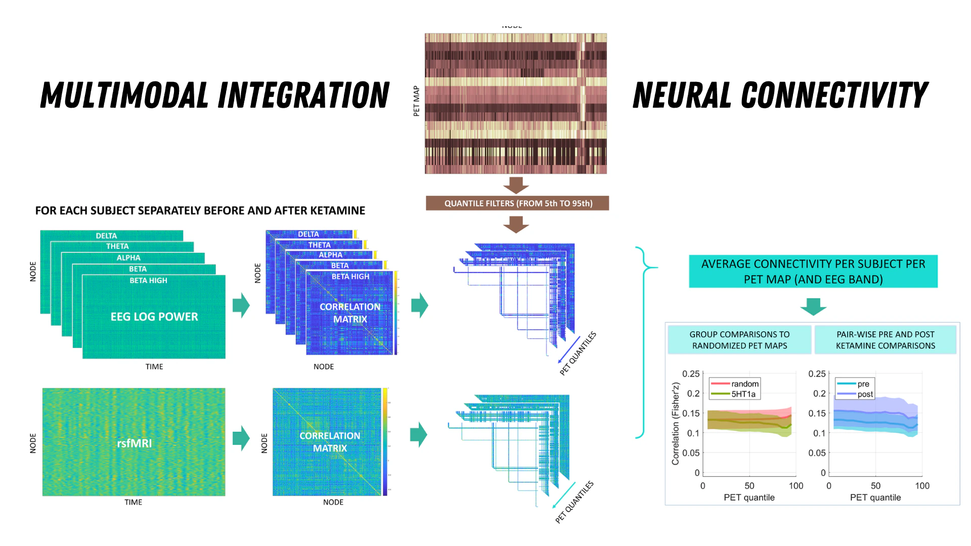 Pipeline integrating EEG and rsfMRI connectivity matrices with PET neurotransmitter maps