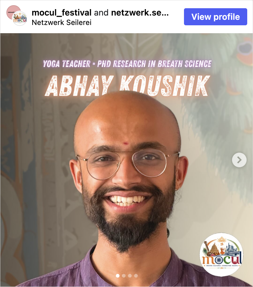 Abhay Koushik at Moving Cultures Fest in Frankfurt
